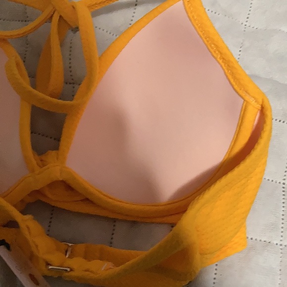 Shade & Shore Swimsuit Bikini top Sunflower 34B - Picture 7 of 7